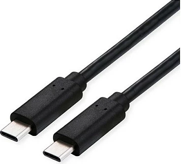 Kabllo ROLINE USB4 Gen 2x2 USB-C në USB-C, 2 m, 20 Gbit/s, 100 W PD, e zezë