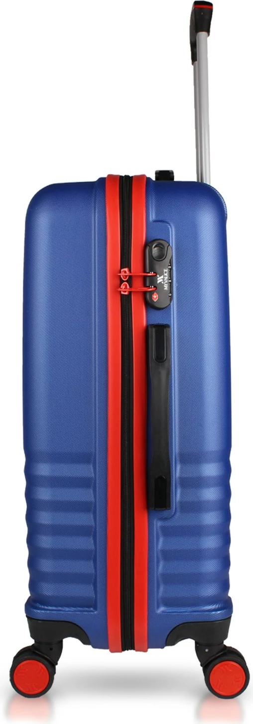 Set valixhesh (3 copë), ngjyrë blu navy, Zoozie Bags, 8128