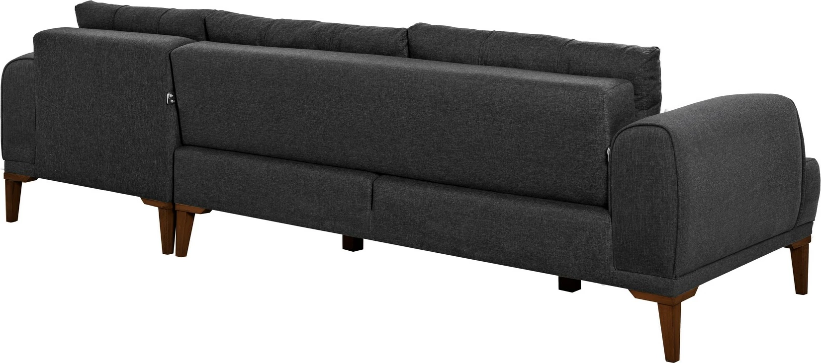 Këndore Atelier del Sofa, Vina, anthracite dhe walnut