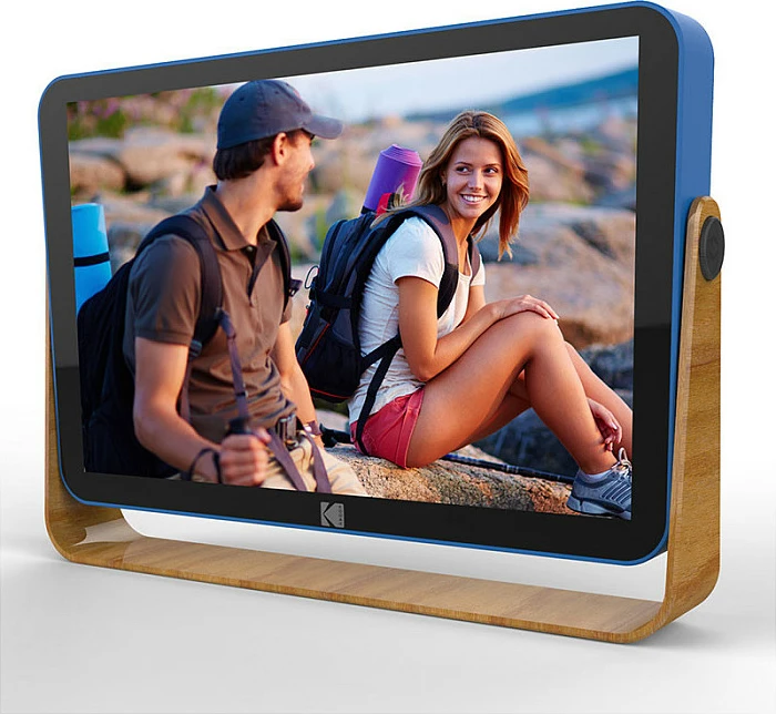 Kornizë digjitale Kodak RWF-108V, 10" IPS touchscreen, Wi‑Fi, SD/MMC, blu