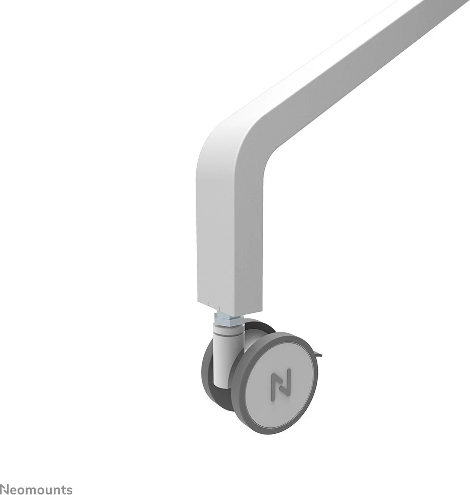 Karrocë multimediale Neomounts FL50-525WH1, për TV 55-86", çelik, e bardhë, rregullim lartësie