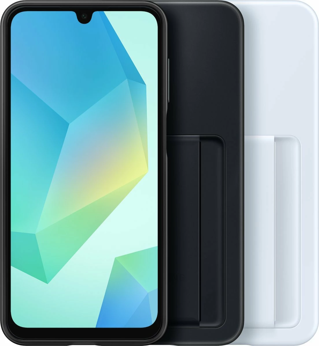 Mbështjellës Samsung Card Slot Case EF-OA166TBEGWW për Galaxy A16, xhep për karta, i zi
