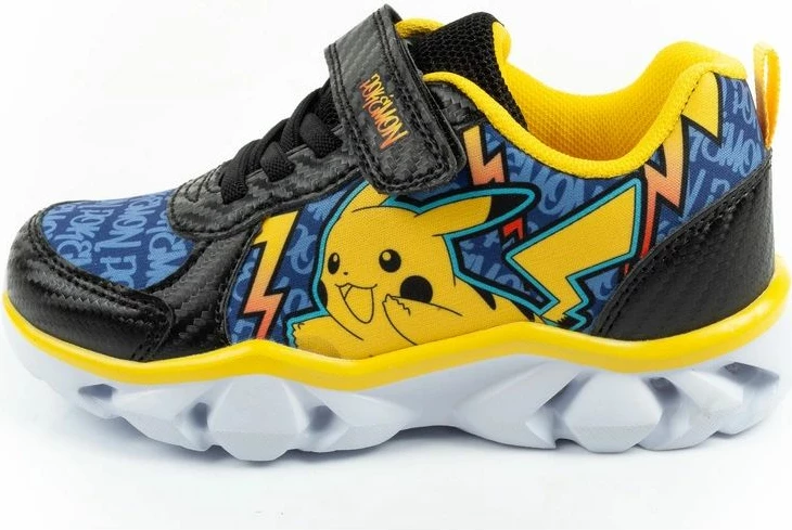 Atlete fëmijësh Leomil Pokemon me LED, të zeza/verdha
