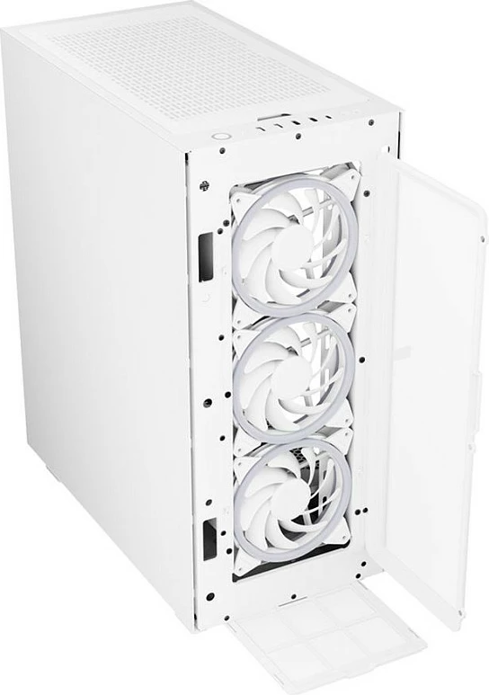 Kasë Sharkoon REV300 midi tower e bardhë me RGB