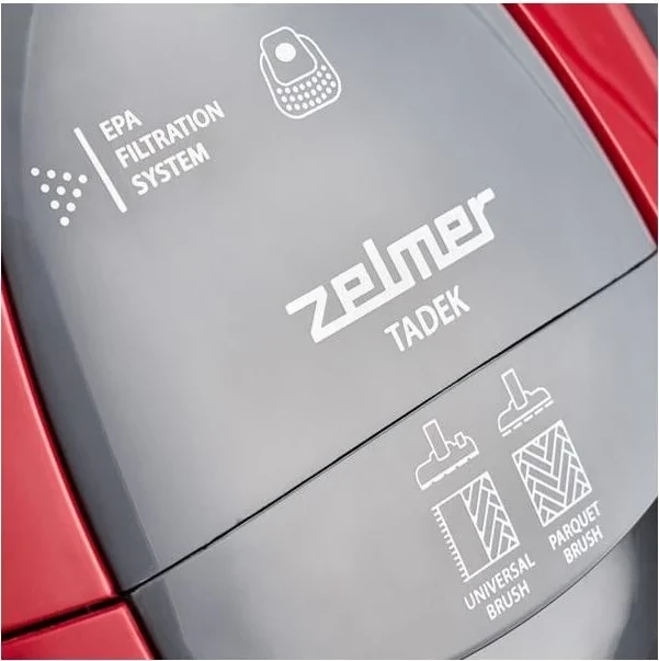 Fshesë me korrent Zelmer ZZVC261 Tadek, 2.5L, 800W, e kuqe-gri