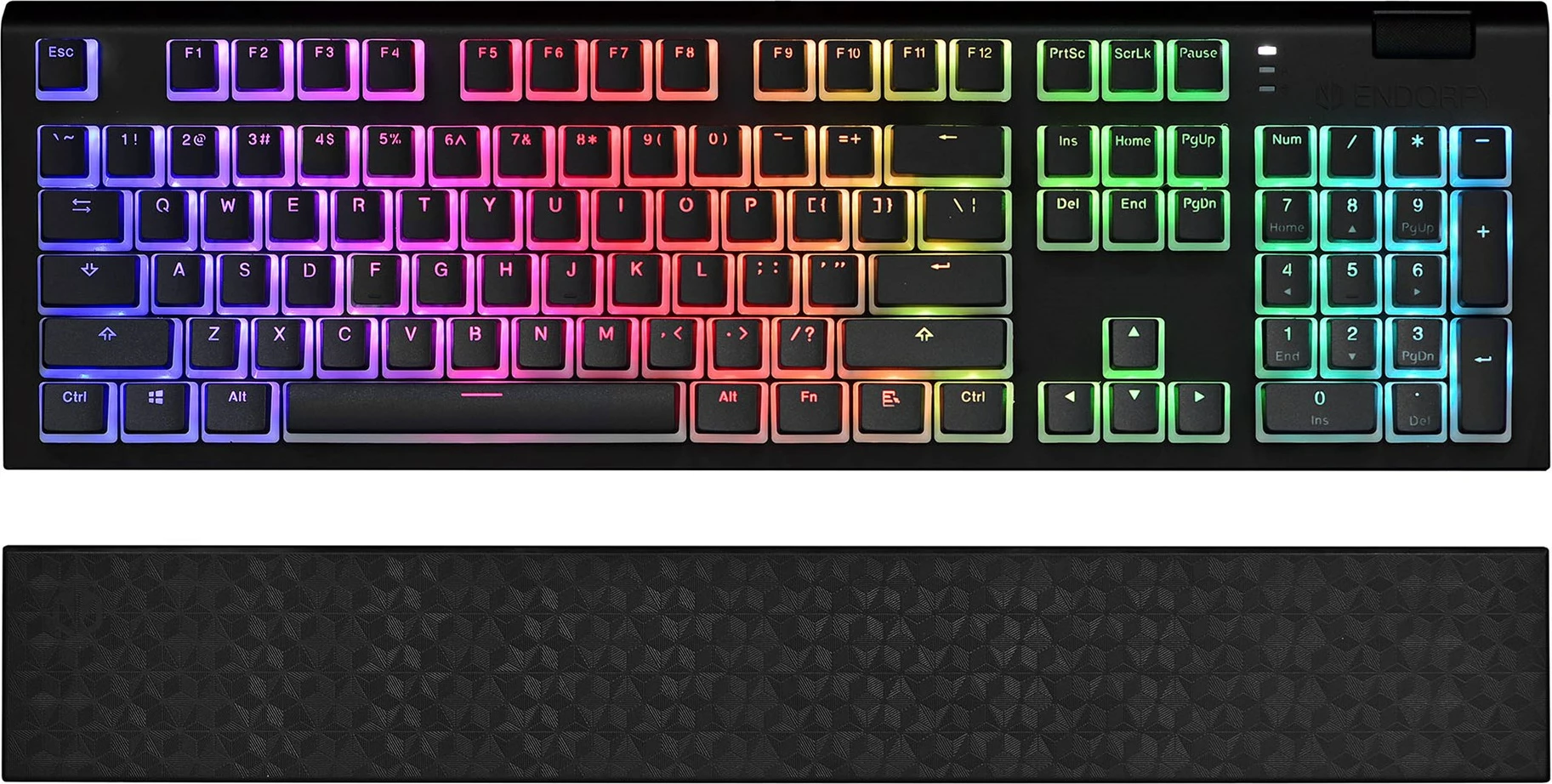 Tastierë për gaming Endorfy Omnis Pud Kailh RD RGB, e zezë
