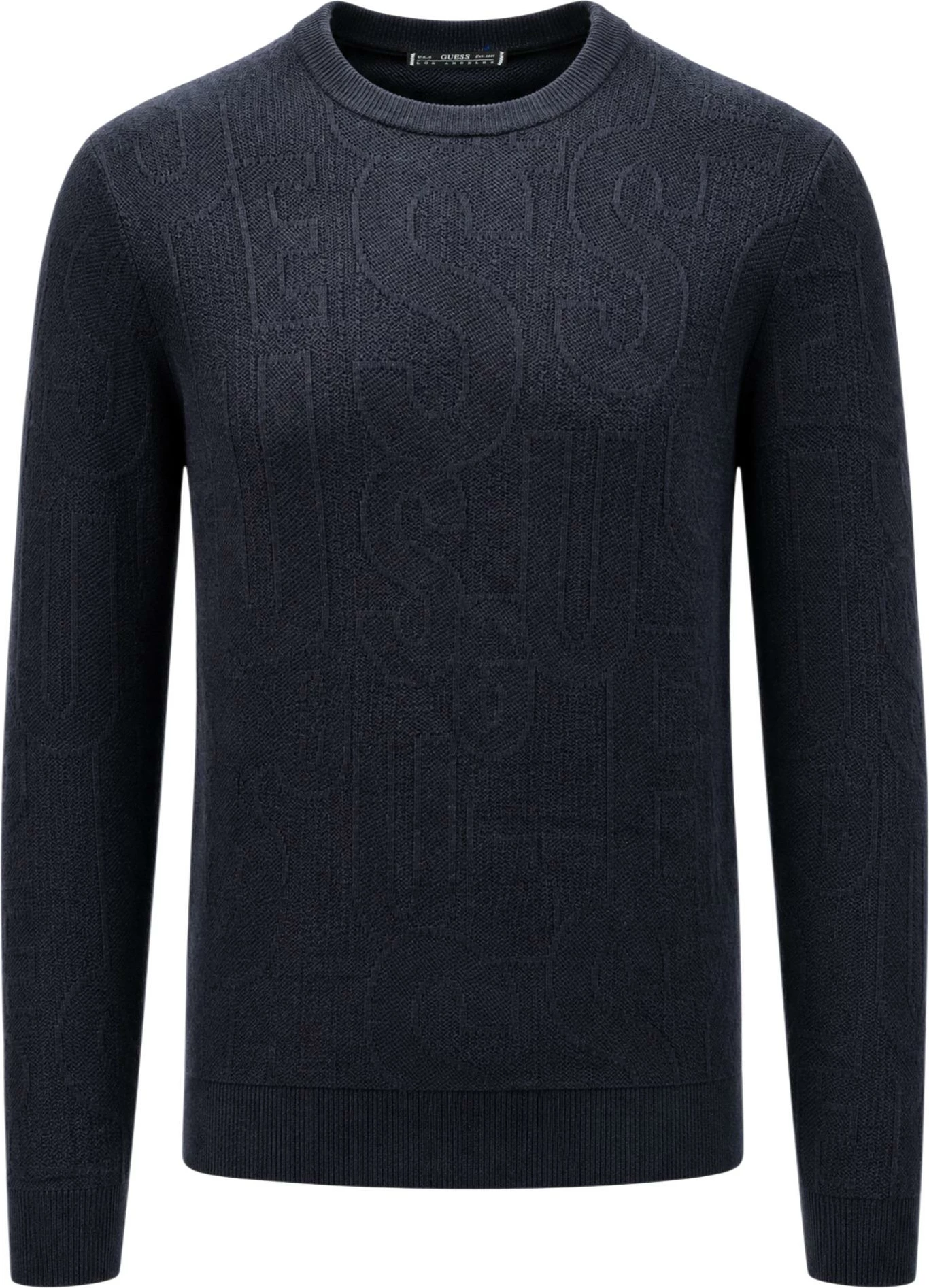 Xhemper për meshkuj Guess Nestor CN Allover LO M6BR23 Z1373, i zi [Madhësia: XXL]