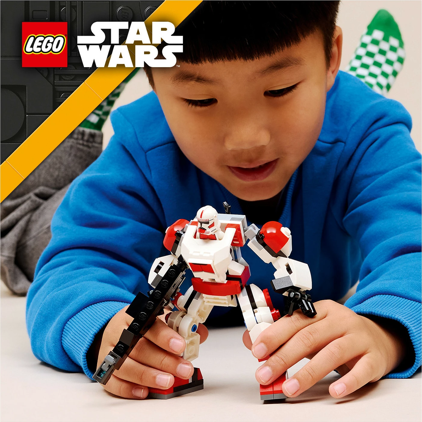 Set ndërtimi LEGO Star Wars 75448 Clone Shock Trooper Mech, 151 pjesë, shumëngjyrësh