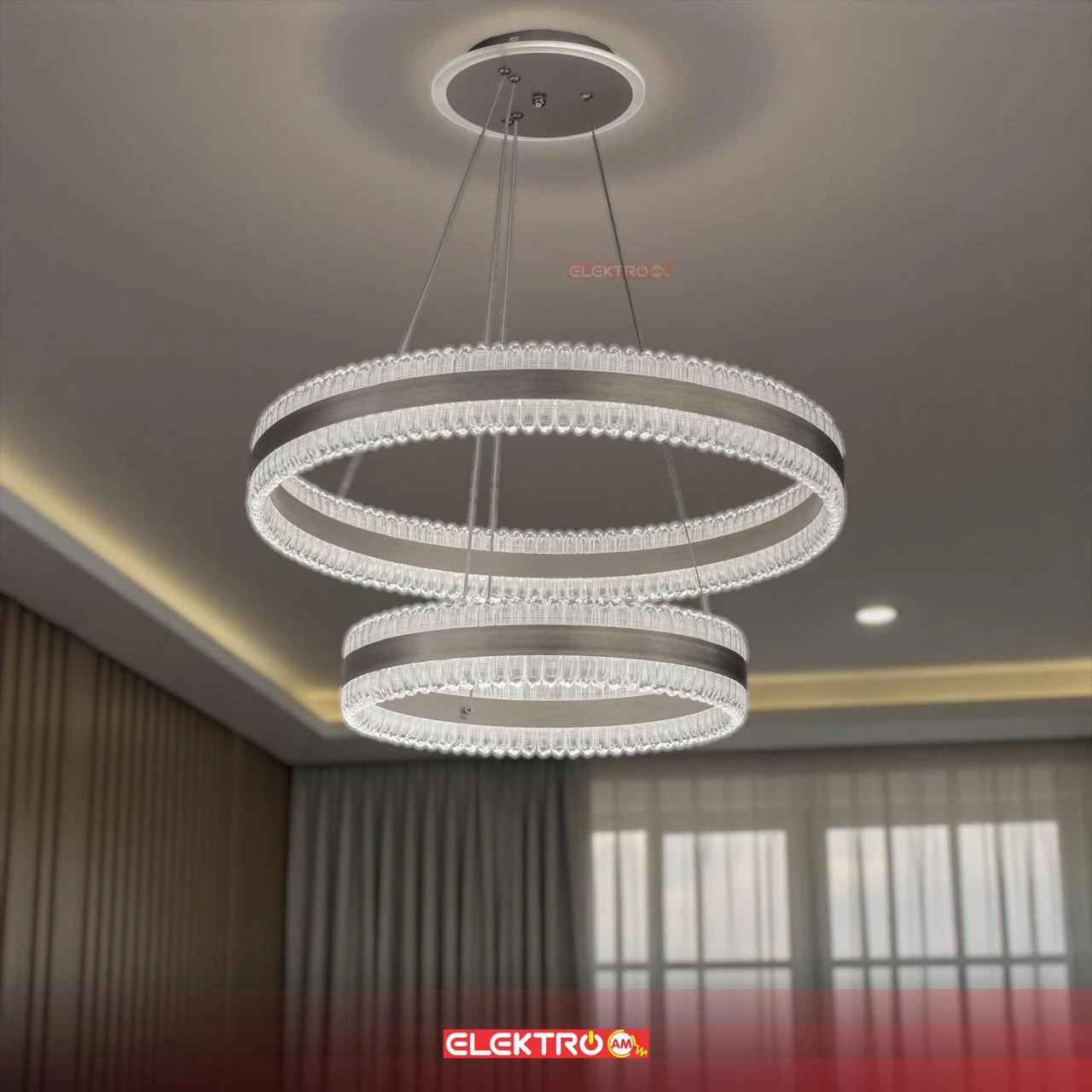 Abazhur LED i varur 9593 4+6 CMR