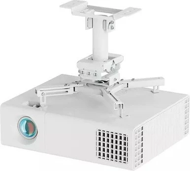 Mbajtëse tavanore për projektor Neomounts CL25-530WH1, h 25.5 cm, max 45 kg, me menaxhim kabllosh, e bardhë