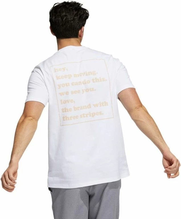 Maicë për meshkuj adidas, e bardhë