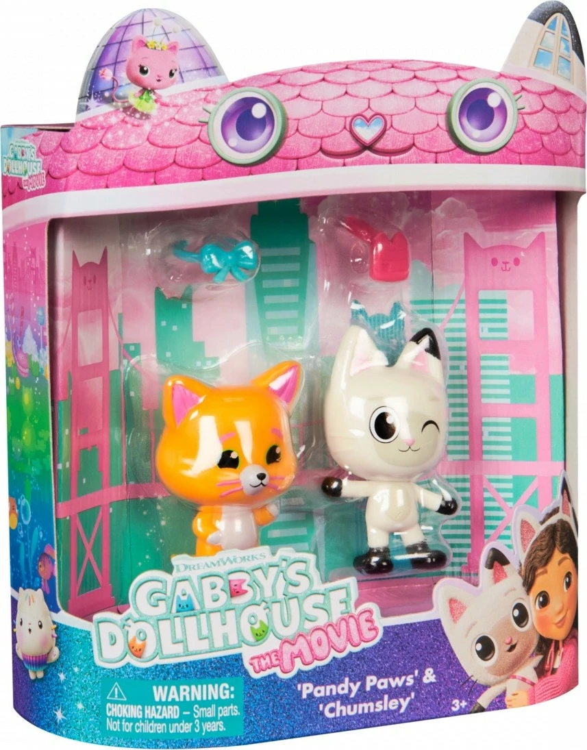 Set figurina Gabby's Dollhouse Spin Master 6072884, Pandy Paws & Chumsley, për fëmijë, shumëngjyrëshe