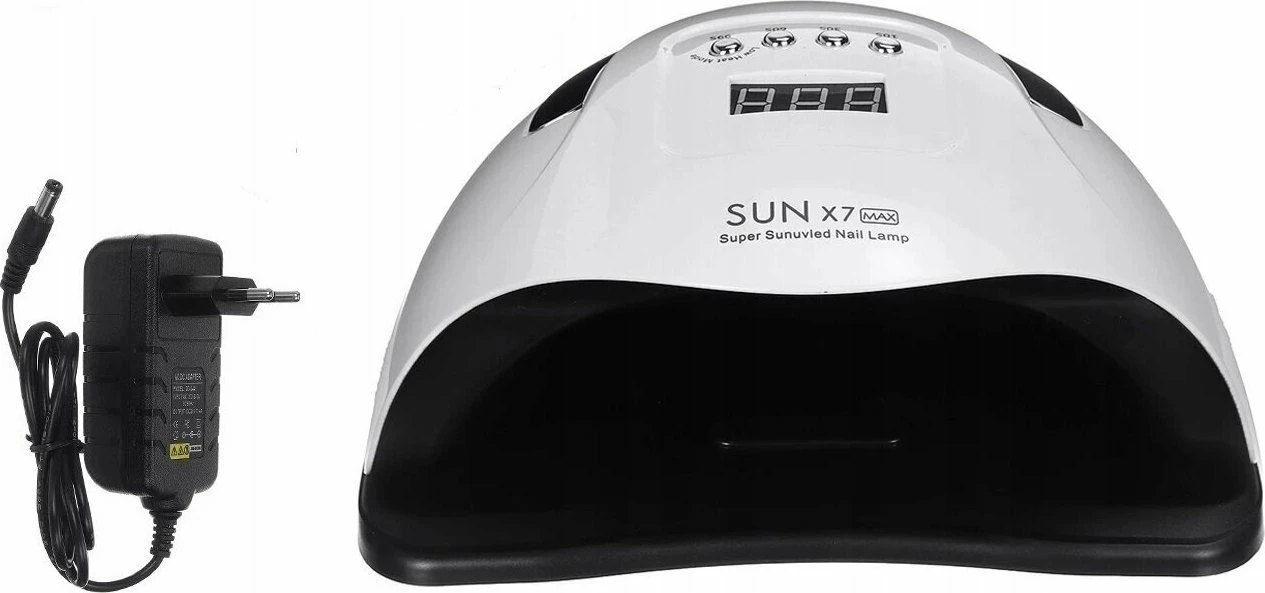 Lampë për thonj ExtraLink Beauty LED UV 180W, LCD, sensor lëvizjeje, e bardhë