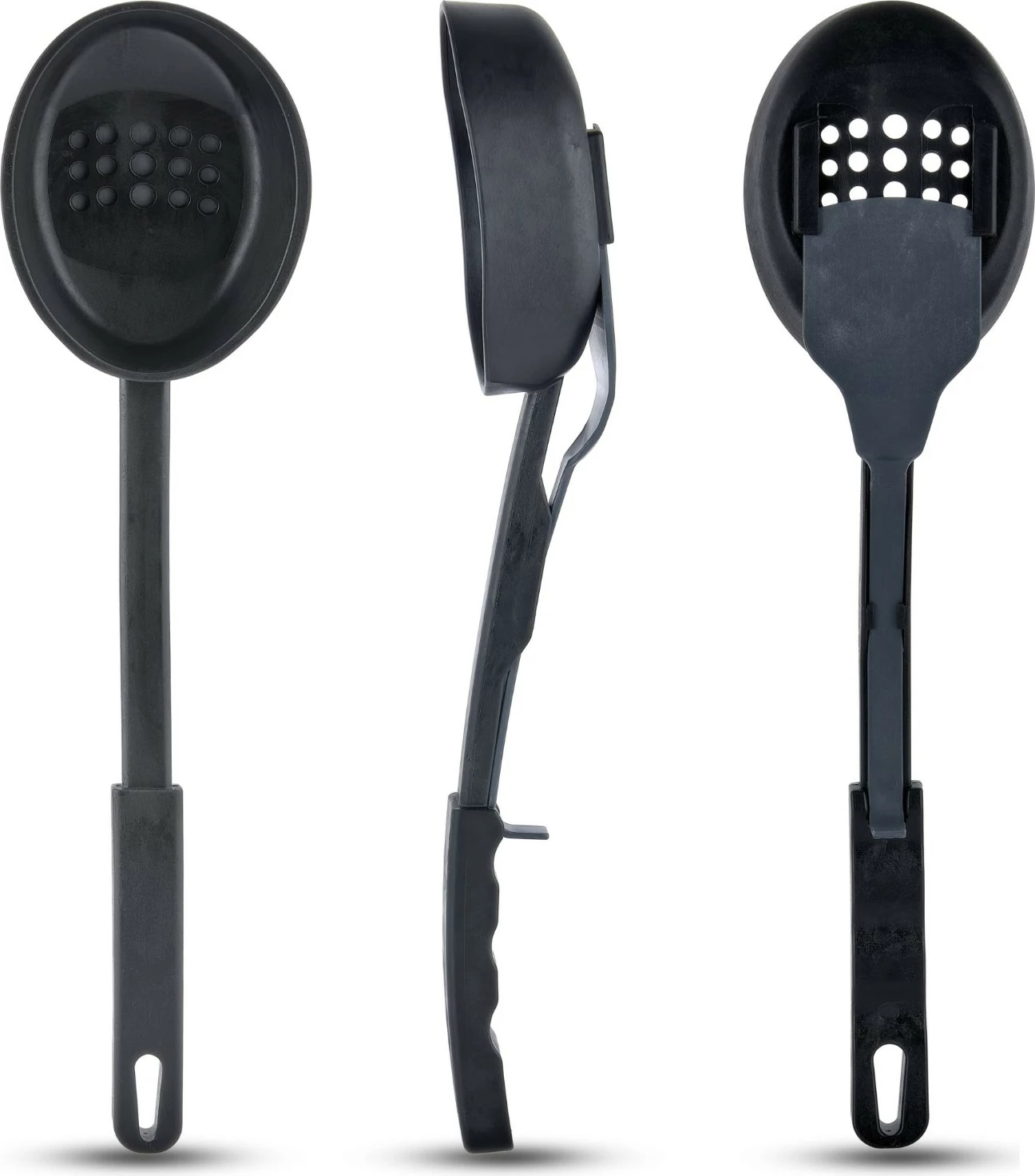 Set lugësh shërbyese Hermia, Davet8, 3 copë, ngjyrë e zezë