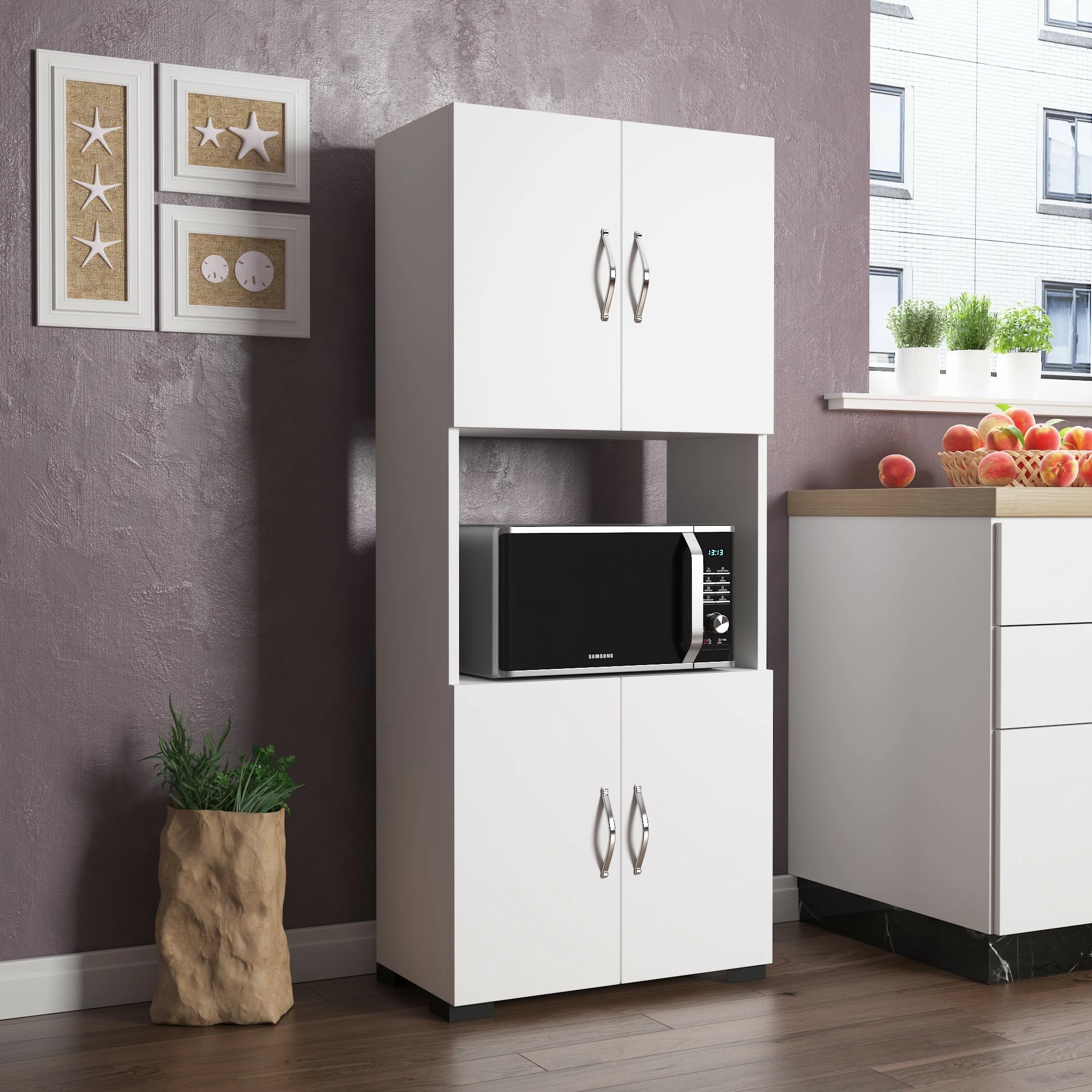 Dollap multifunksional Hanah Home, FRN-12042, i bardhë