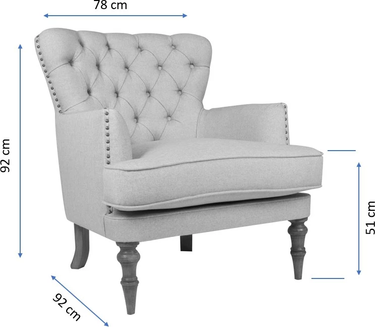 Karrige Wing Atelier del Sofa, New London, ngjyrë ecru