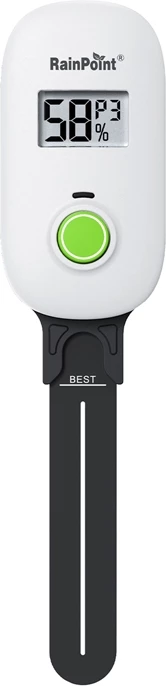 Matës lagështie toke RainPoint HCS026FRF me WiFi, i bardhë