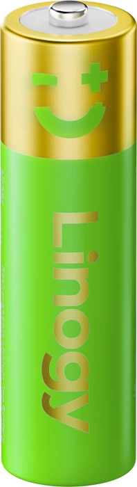 set baterish AA Li-ion Linogy Pro P1160368, 1.5V, 3600 mWh, rikarikueshme, 8 copë