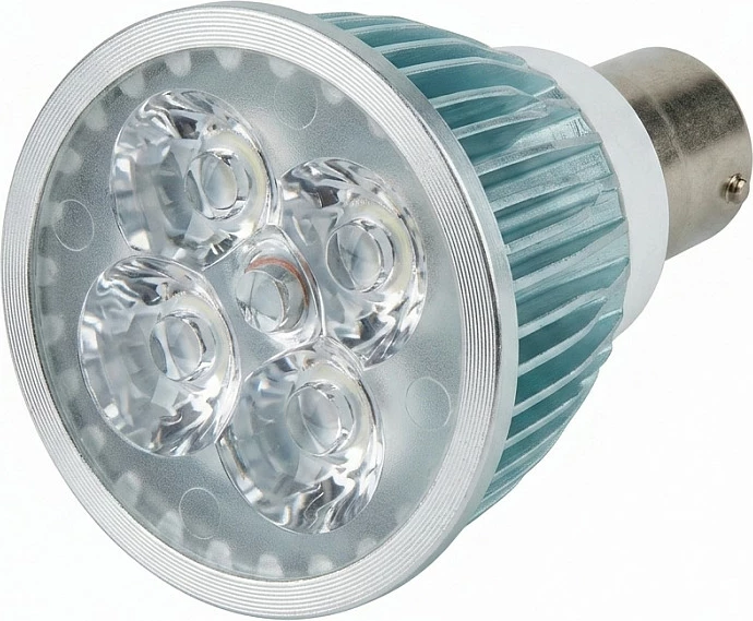 Llambë LED Synergy21 Retrofit BA15s, 4W (4x1W), dritë e ngrohtë, argjendtë
