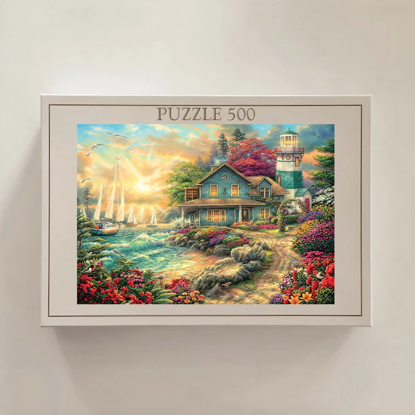 Puzzle 500 copë, Evila Originals, shumëngjyrësh, PZL_013_500