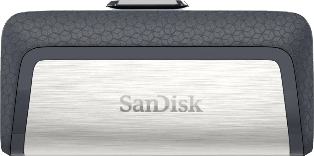 USB Flash SanDisk Ultra Dual Drive, 128 GB, USB Type-A / USB Type-C, Argjendtë