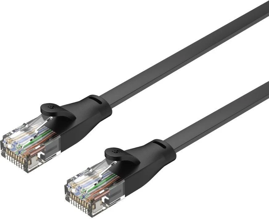 Kabllo Ethernet UNITEK Cat 6 UTP RJ45, e zezë
