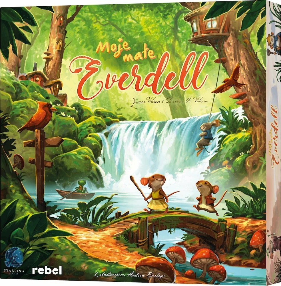 Lojë tavoline Rebel My Little Everdell, 1-4 lojtarë, 30 min, 6+ vjeç, edicion polonisht, me mini-ekspansion "Preschool in Everdell"