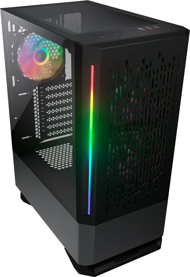 Kasë COUGAR MX430 Air RGB Mid Tower, ATX, 3x120mm fans, E zezë