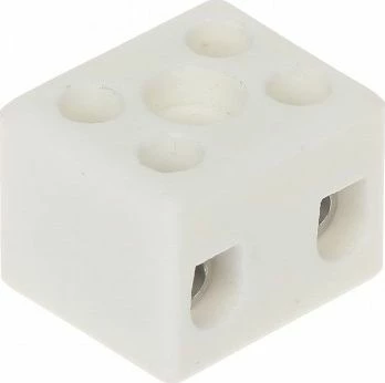 Bllok klemash elektrik Simet KE-CPO-5A-2P 2 terminale 32A 450V 2–4mm² i bardhë