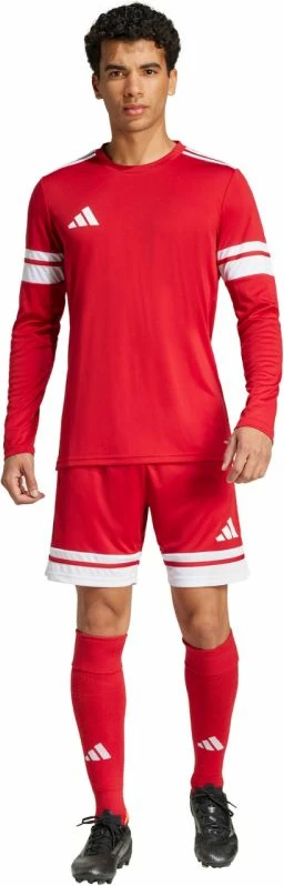 Fanellë me mëngë të gjata për meshkuj adidas, e kuqe [Madhësia: XL]