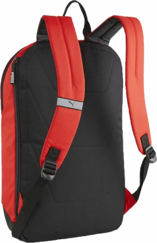 Çanta shpine Puma për meshkuj dhe femra, e zezë dhe e kuqe