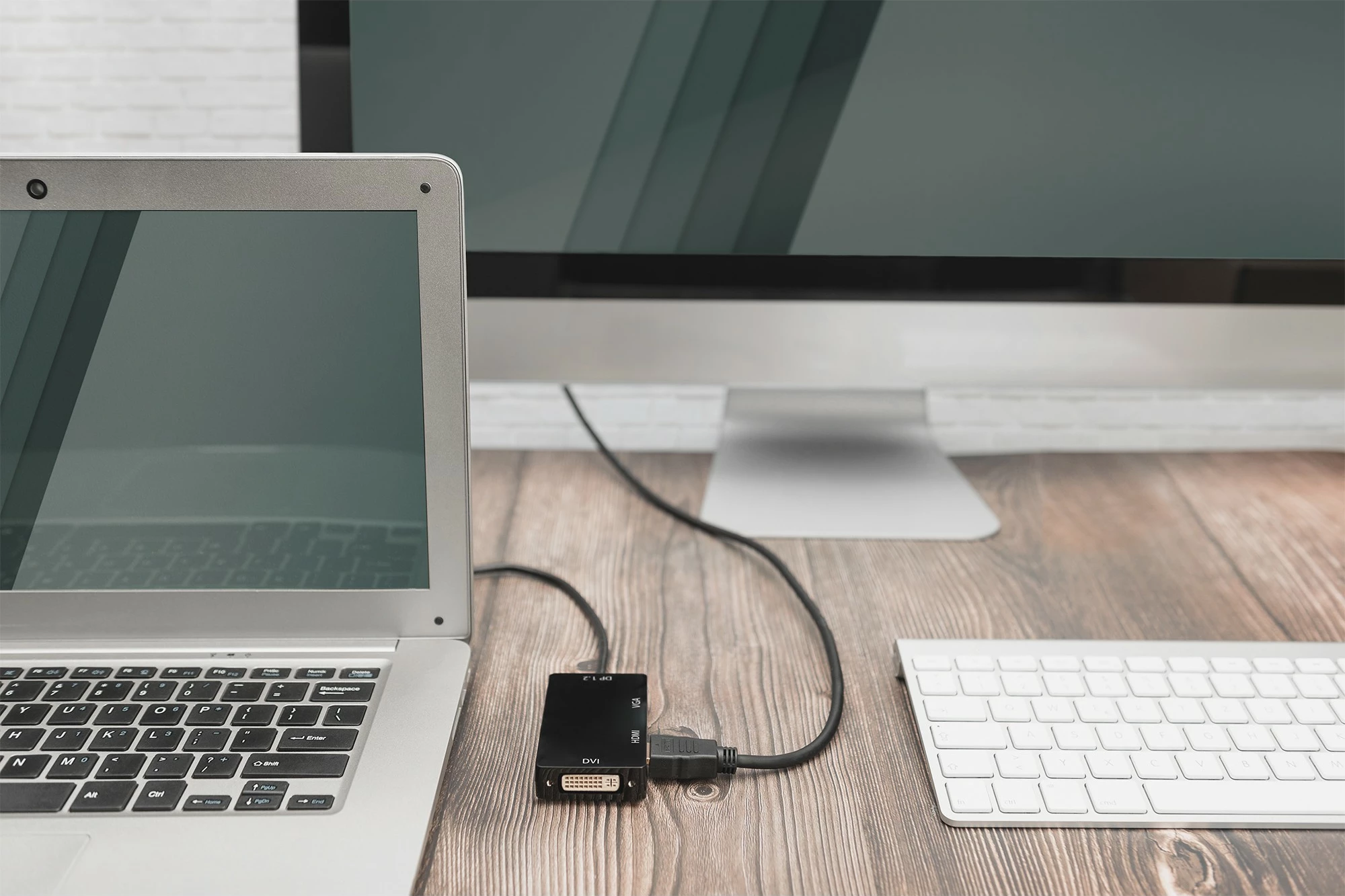 Adapter DisplayPort 3in1 Digitus, 0.2 m, i zi