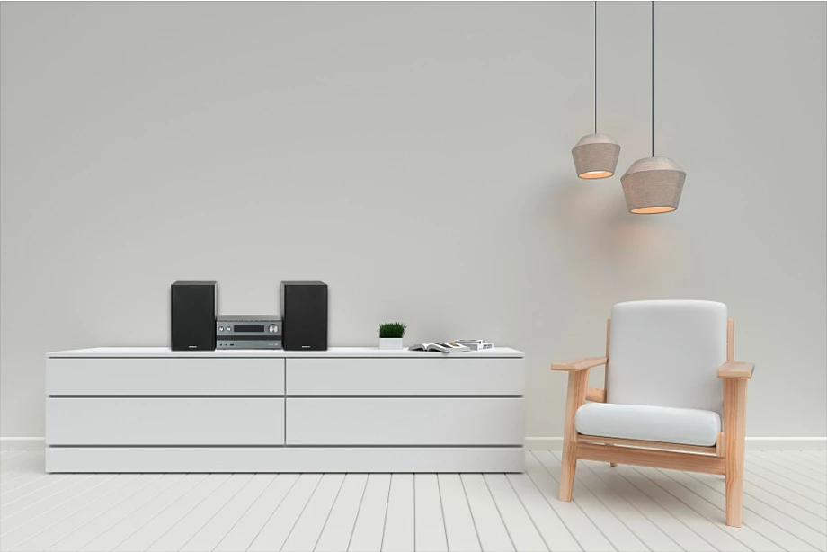 Sistem audio mikro Kenwood M-918DAB-H, Bluetooth, DAB+, CD/USB/MP3, 2 altoparlantë, i zi