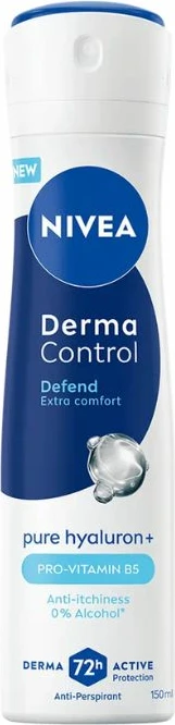 Spray antiperspirant për femra Nivea Derma Control Defend 150ml