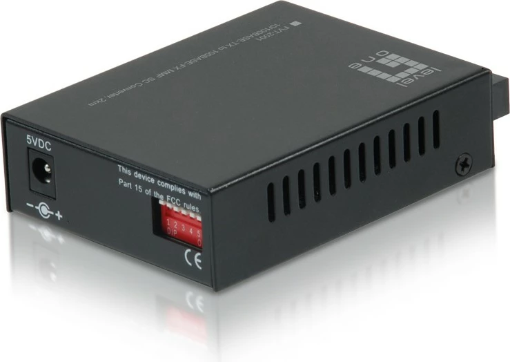 Konvertues media LevelOne RJ45 në SC, Ethernet i Shpejtë, Multi-Mode, 2km