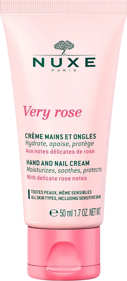 Krem për duar dhe thonj Nuxe Very Rose për femra, 50ml