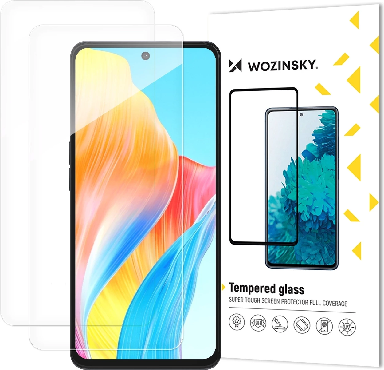 Mbrojtës xhami Wozinsky për Xiaomi Redmi Note 14S, 2 copë, transparent