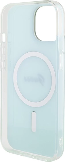 Mbështjellës Guess GUHMP15SHITSQ për iPhone 15 6.1", MagSafe, turquoise