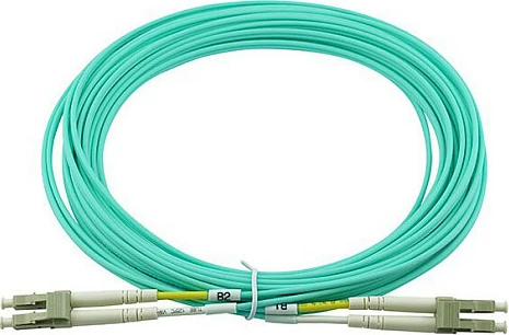 Kabllo fibre optike BlueOptics Patch LC-LC, OM3 multimode, 3m, aqua