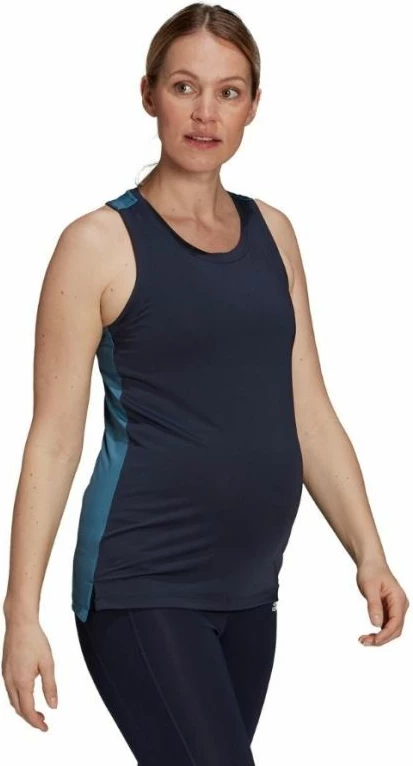 Maicë sportive për femra shtatzëna adidas, blu marine [Madhësia: XS]