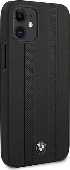 Mbështjellës BMW Signature Tire Marks për iPhone 12 mini, Hardcase, i zi