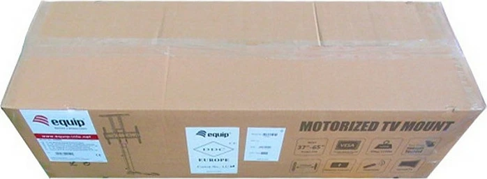 Mbajtës televizori me lift elektrik EQUIP 650606, 37-65", VESA 200x200-600x400, 50 kg, me telekomandë, i zi