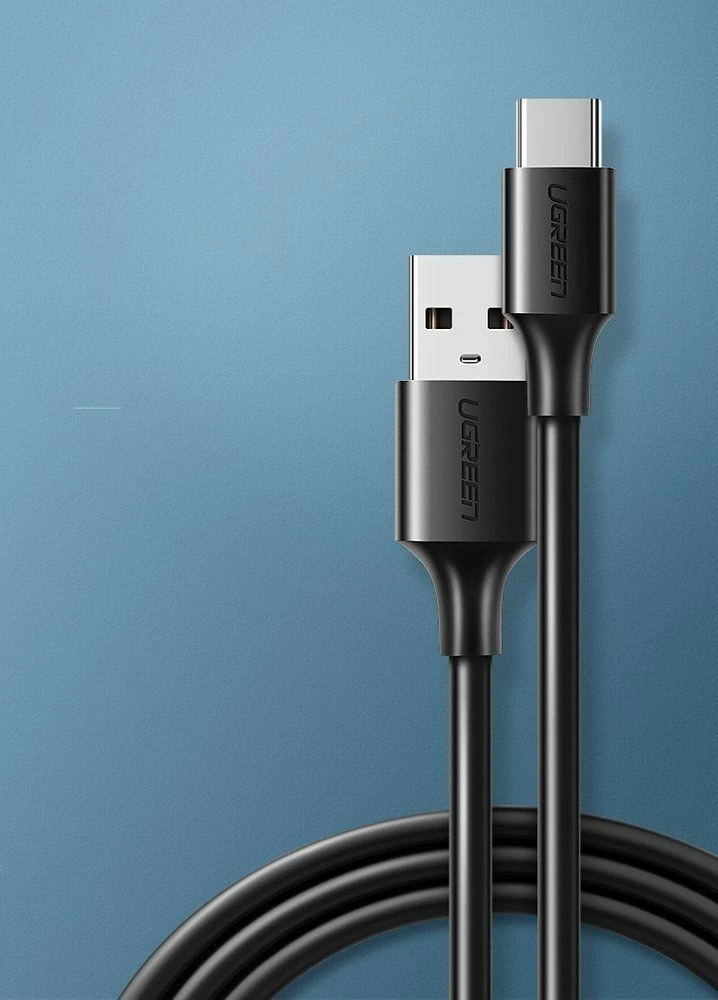 Kablë USB-A në USB-C Ugreen 54452 3 m 3A USB 2.0, e zezë