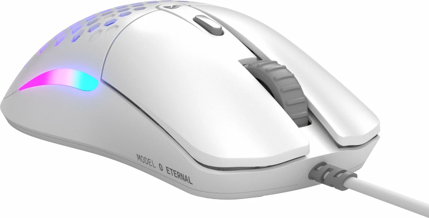 Maus gaming Glorious Model O Eternal GLO-OE-W-WHT, 12000 DPI, 6 butona, RGB, i bardhë