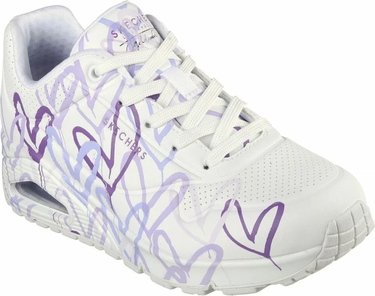 Atlete Skechers femra, të bardha