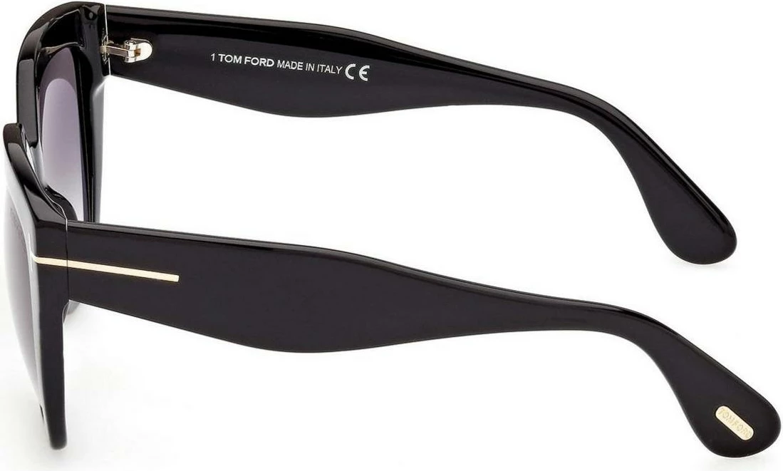 Syze dielli për femra Tom Ford Phoebe FT0939 01B, të zeza [Madhësia: 56]