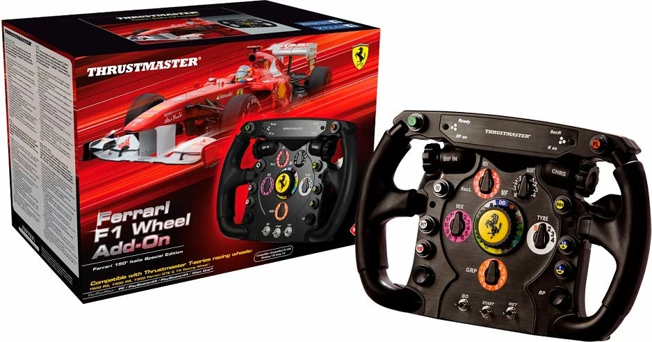 Aksesor volant garash Thrustmaster Ferrari F1 Add-On (Replica 2011), për PC/PS3/PS4/Xbox One, i zi
