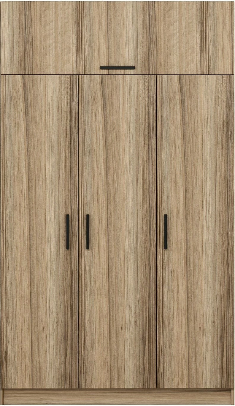 Dollap Skye Decor, 3 kapak, 2 sirtar, ngjyrë dore, 255cm