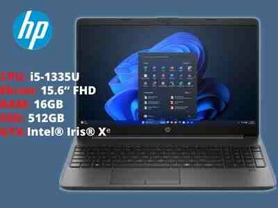 Laptop HP NB 250R G9,Intel Core i5-1335U, 15.6", 16GB ,512GB PCIe NVMe SSD, 