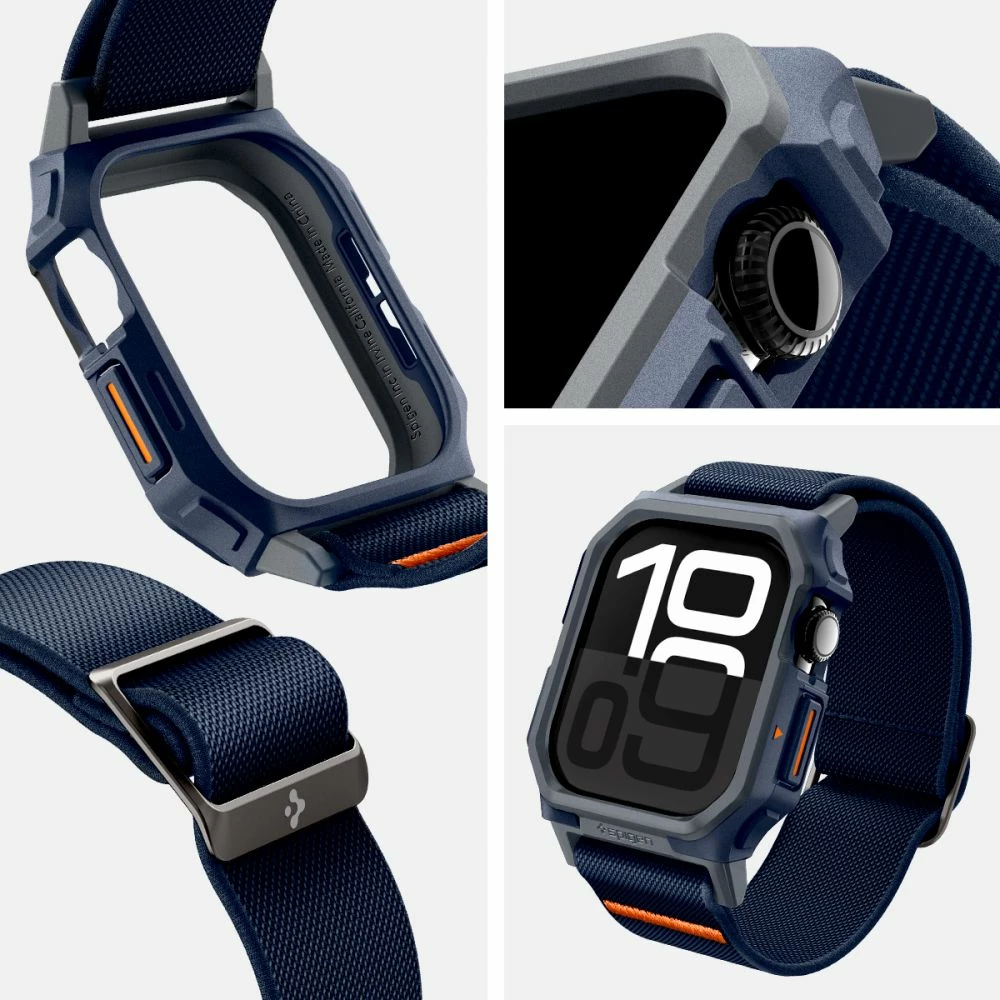 Rrip Spigen Lite Fit Pro për Apple Watch 10, 46mm, Kaltër